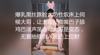 爆乳黑丝露脸大奶性奴床上伺候大哥，让大哥扯着嘴巴子舔鸡巴淫声荡语骂大哥是变态，无套抽插侧入玩奶上位射