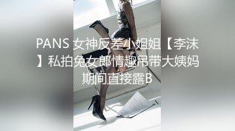 PANS 女神反差小姐姐【李沫】私拍兔女郎情趣吊带大姨妈期间直接露B