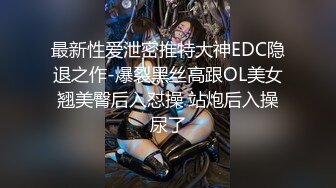 最新性爱泄密推特大神EDC隐退之作-爆裂黑丝高跟OL美女翘美臀后入怼操 站炮后入操尿了