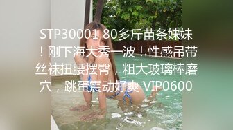 STP30001 80多斤苗条妹妹！刚下海大秀一波！性感吊带丝袜扭腰摆臀，粗大玻璃棒磨穴，跳蛋震动好爽 VIP0600